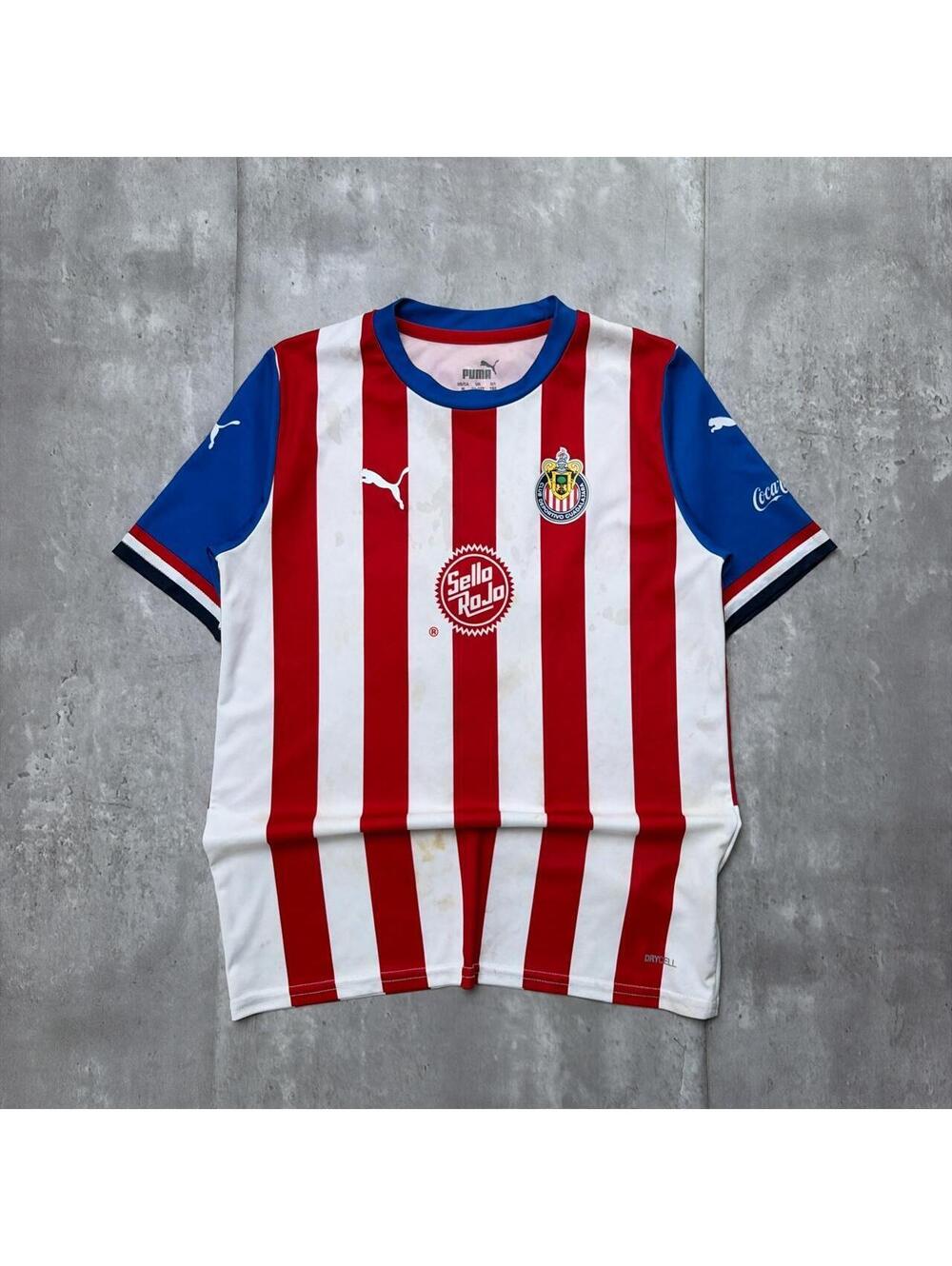 Y2K Puma Chivas Guadalajara Liga MX Futbol Jersey